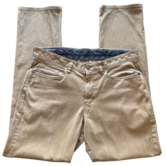 Johnson & Murphy Pima Cotton Khaki Chino Pants 32X32 - Picture 3 of 8